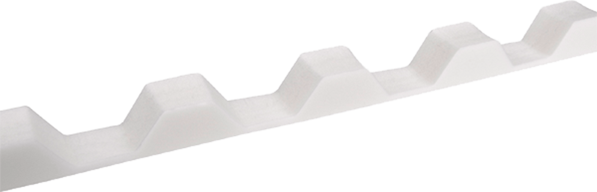 5698053 PLASTMO TÆTNINGSPROFIL 70 16 TRAPEZ KUN TIL ECOLITE HVID 105 CM