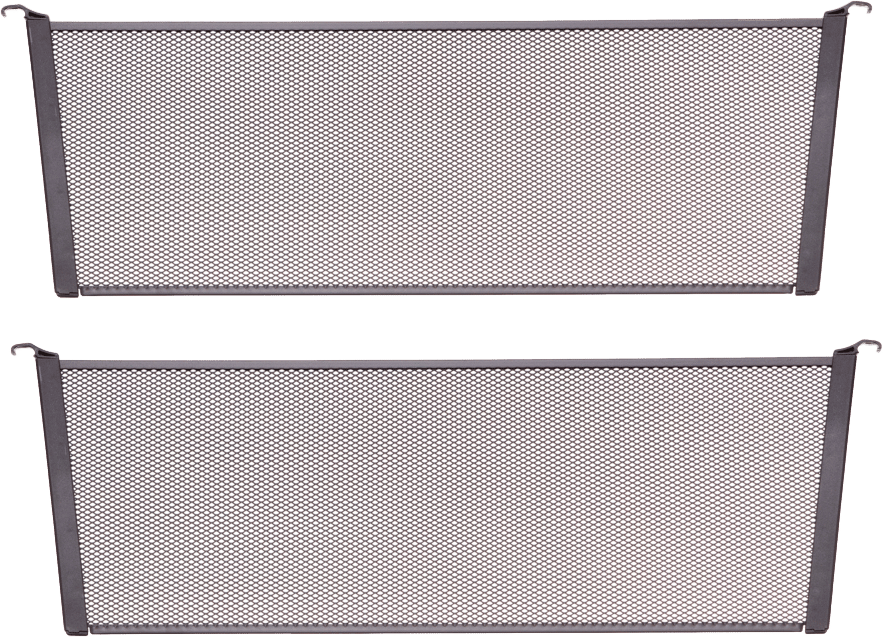 2400858 ELFA GARAGE+ RUMDELER TIL MESHKURV DYB MATGRÅ 531X180X10MM