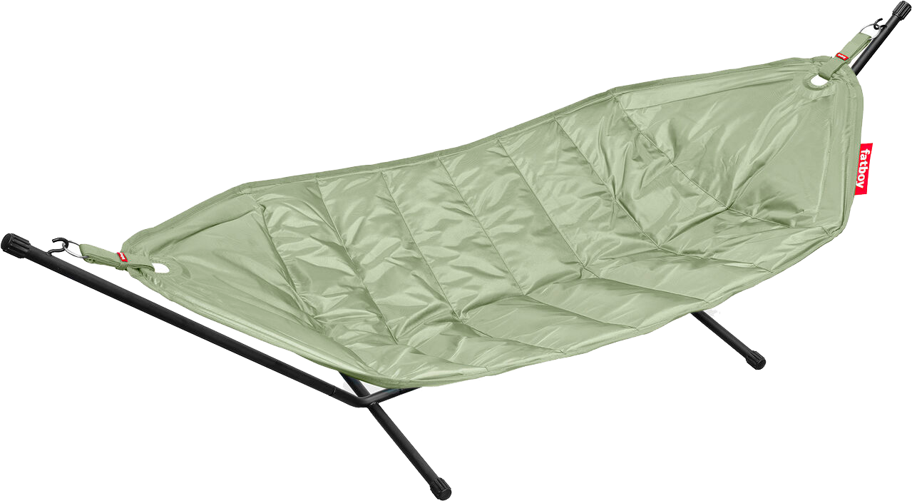 9147318 FATBOY HÆNGEKØJE HEADDEMOCK SEAGRASS MED SORT STATIV 1