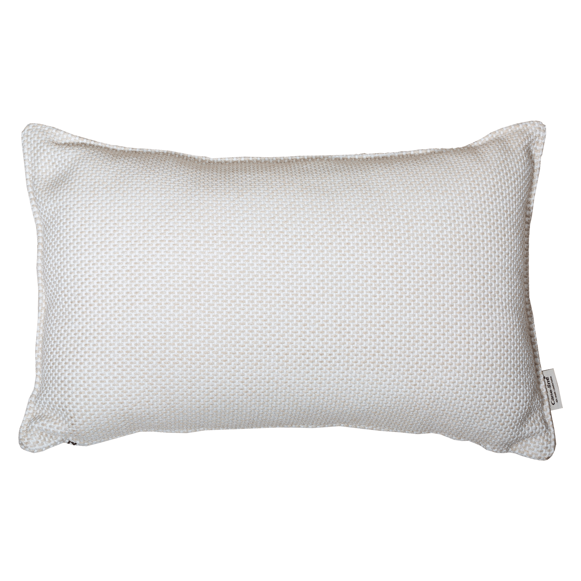 9142372 CANE LINE FOCUS PYNTEPUDE HVID LYS BRUN 32X52X12CM (1)