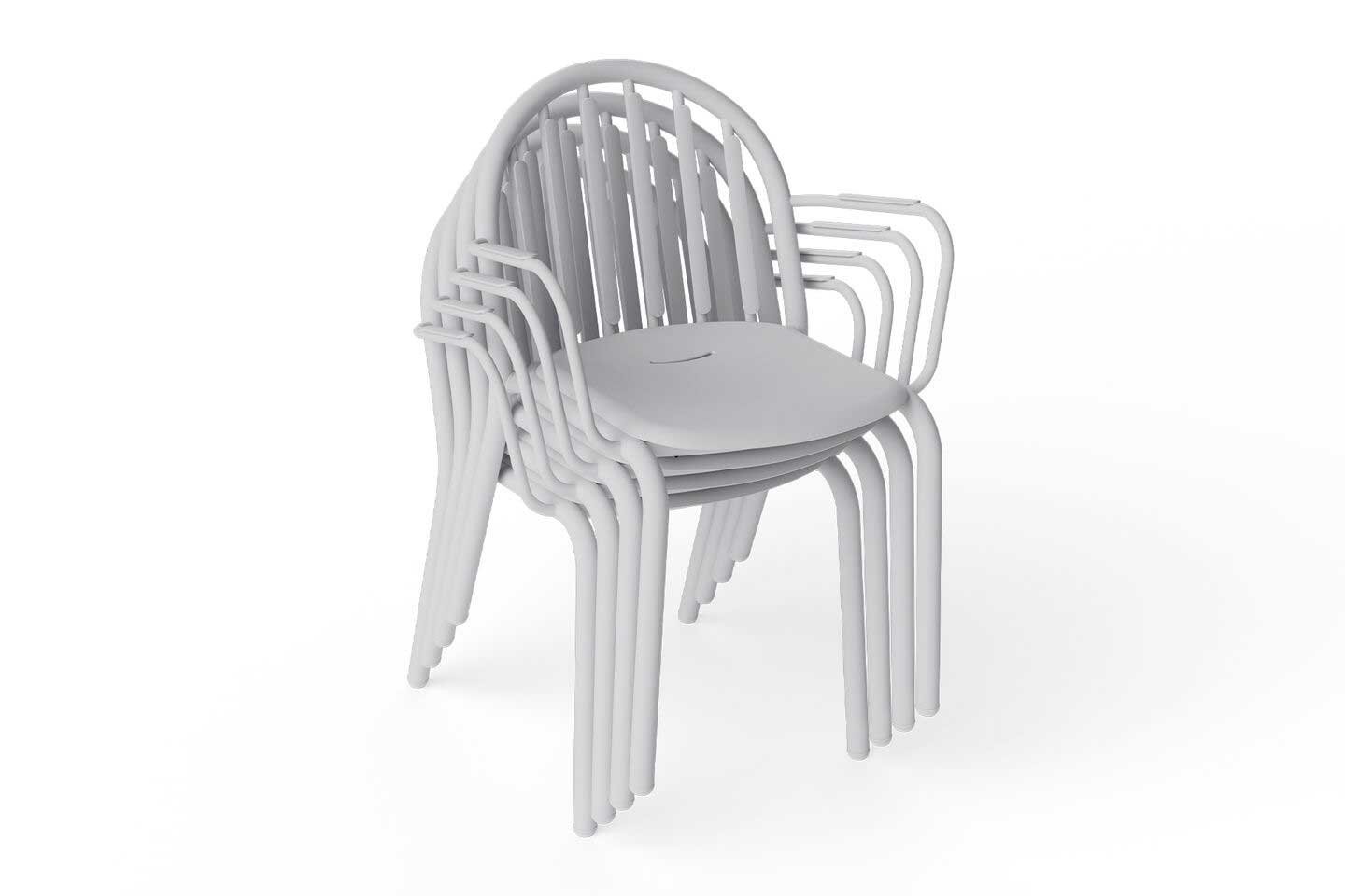 9147296 FATBOY FRED's ARMCHAIR LYSEGRÅ SÆT MED 2 STK 4