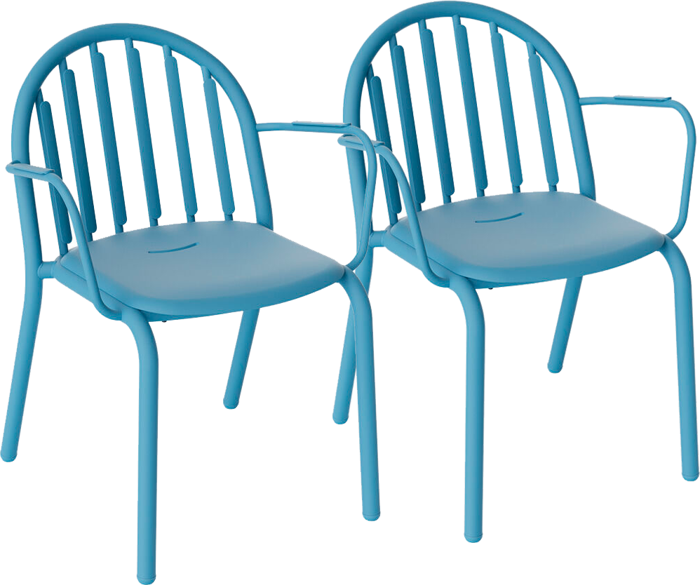 9147297 FATBOY FRED's ARMCHAIR WAVE BLUE SÆT MED 2 STK 1