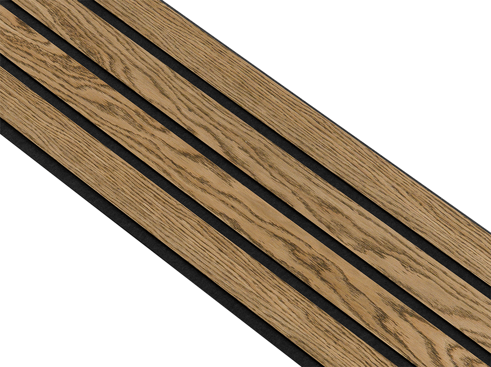 2429368 I WOOD BASIC 4 LAMEL EG MØRKEBRUN OLIE SORT MDF MED SORT FILT 17X300X2400MM 3