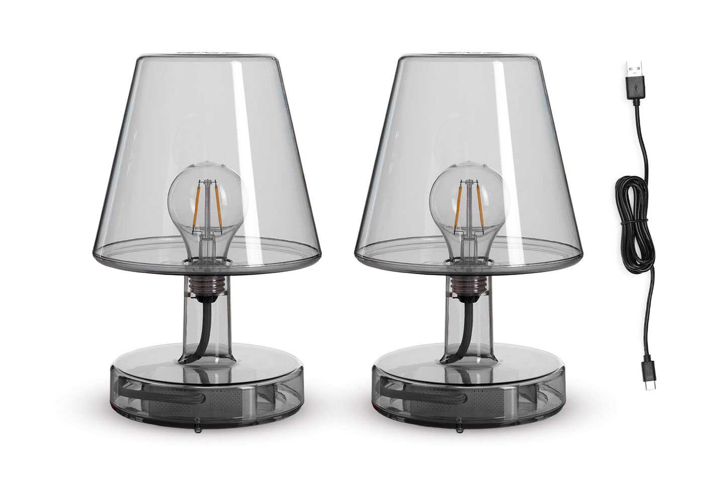 9147263 FATBOY TRANSLOETJE GRÅ LED LAMPE 2 PAK 2