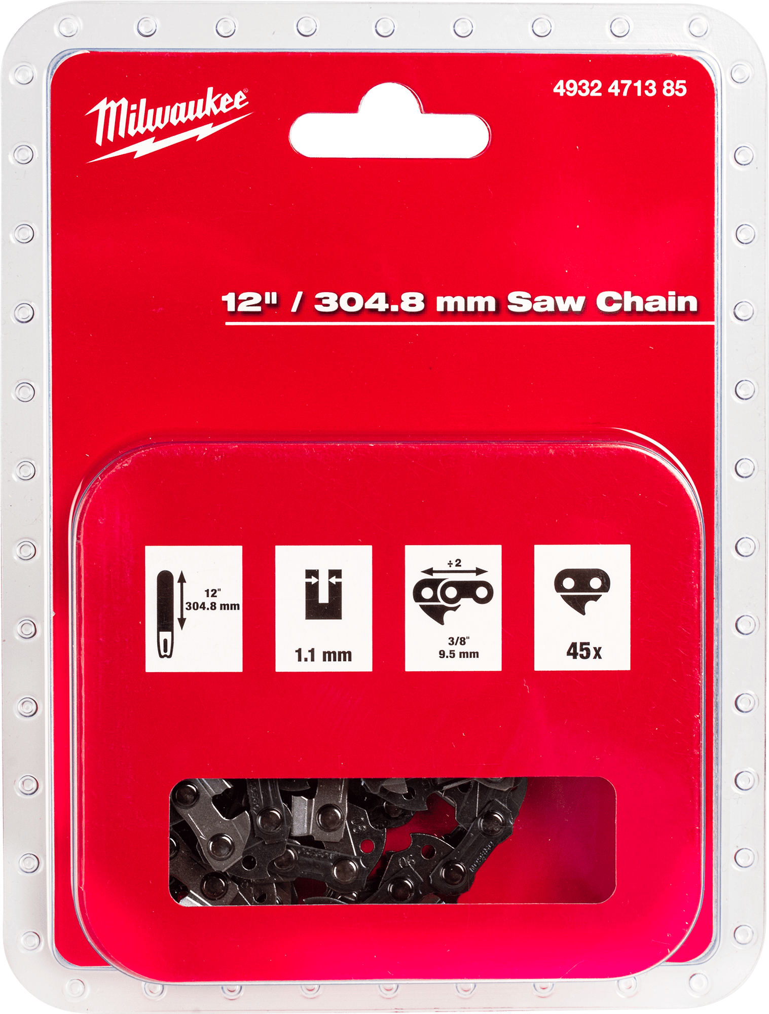 2076744 MILWAUKEE SAVKÆDE 3 8 304,8MM 1,1MM 45 LED TIL M18FCHSC1