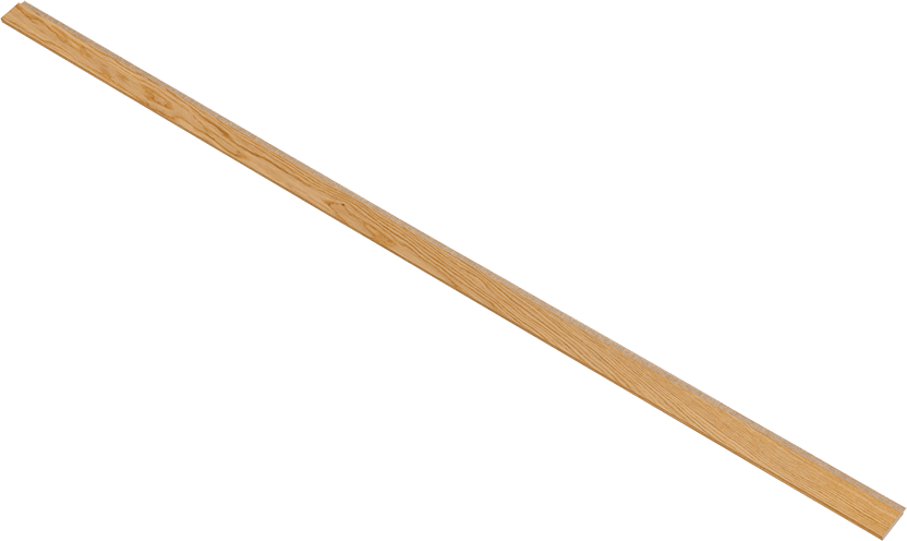 2429923 I WOOD AFSLUT.LISTE 4 LAMEL EG KLAR OLIE LYS MDF