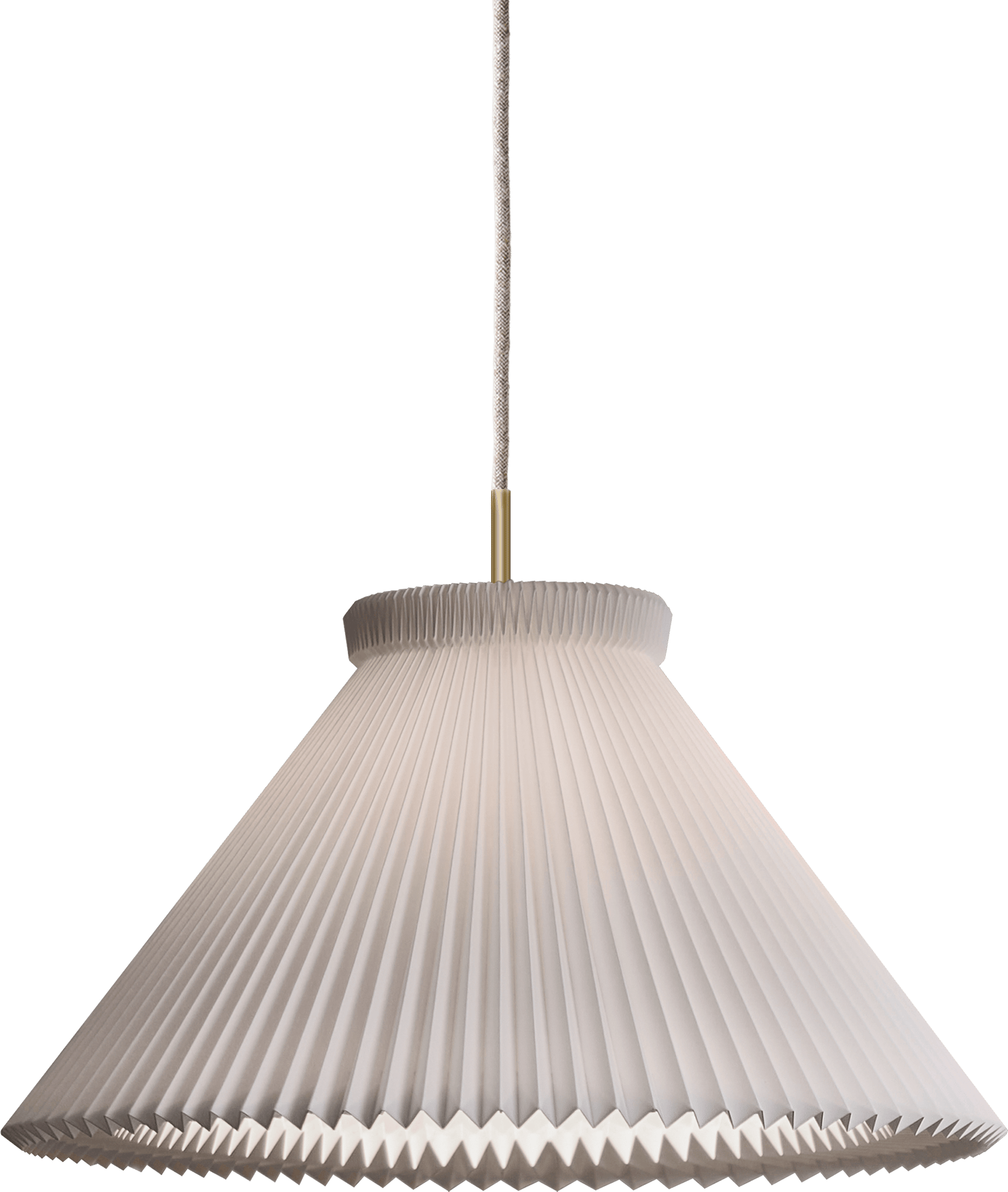9147036 LE KLINT PENDEL MODEL 1 L27CM MESSING PAPIR