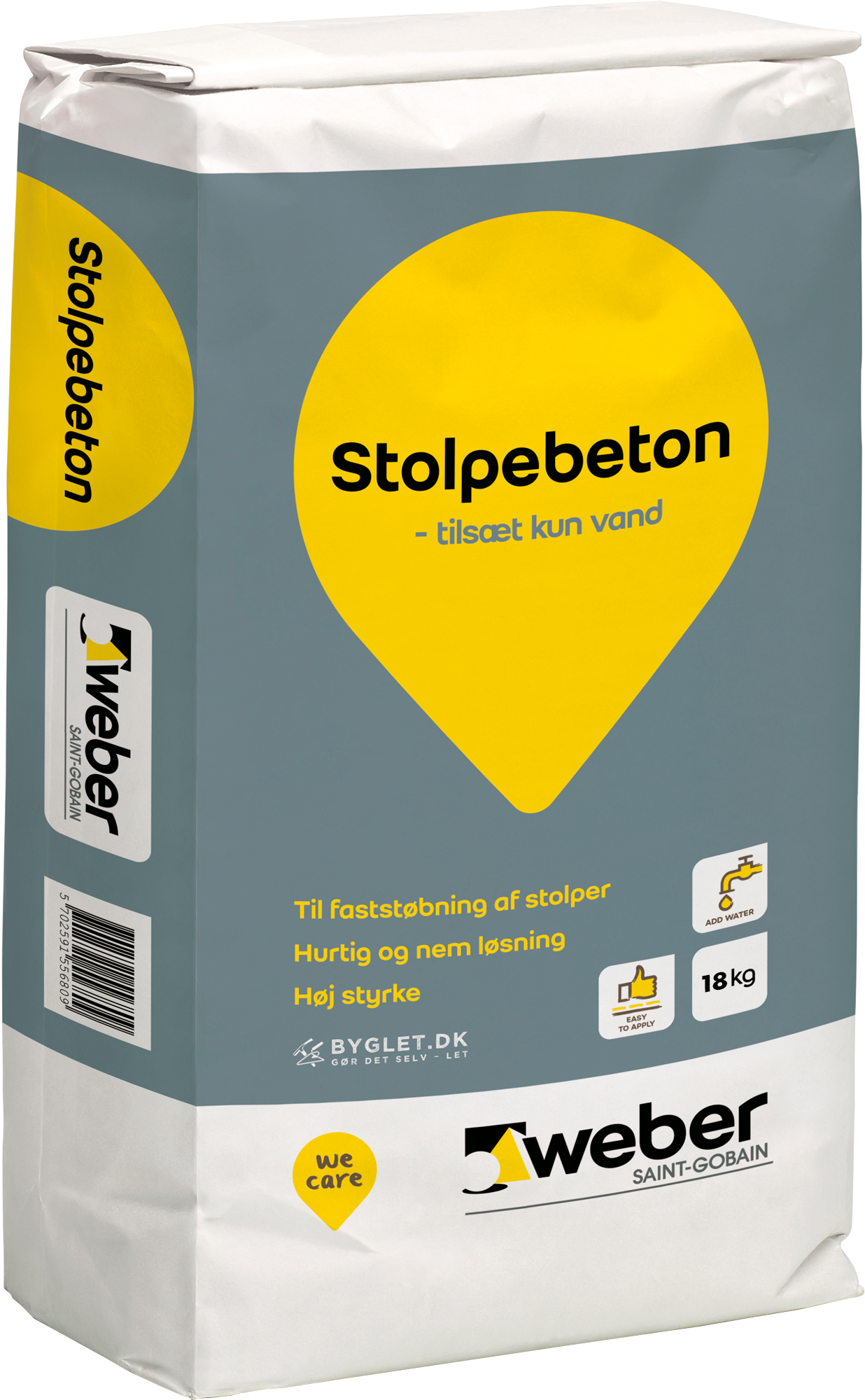 2395115 WEBER STOLPEBETON 18KG