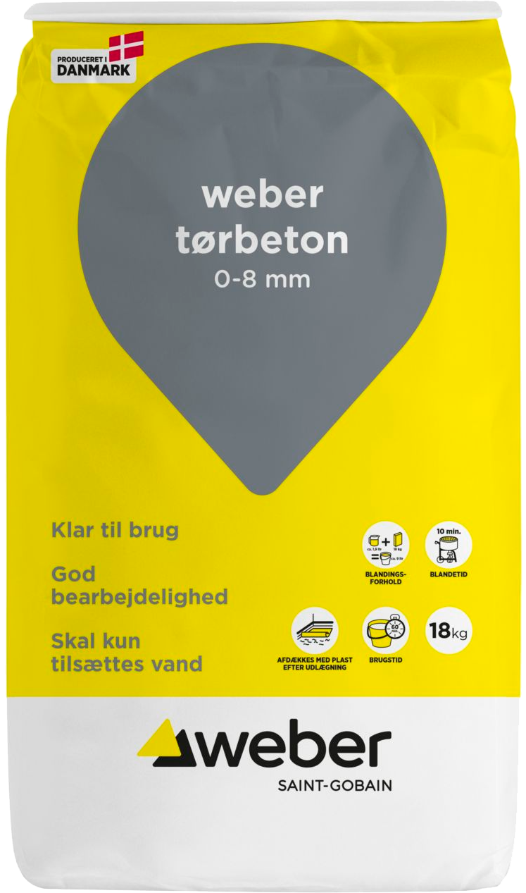 2420538 WEBER TØRBETON 0 8MM 18KG