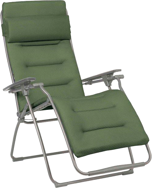 9147190 LAFUMA FUTURA RELAXSTOL BE COMFORT HYNDE OLIVEN MED GRÅT STEL 1