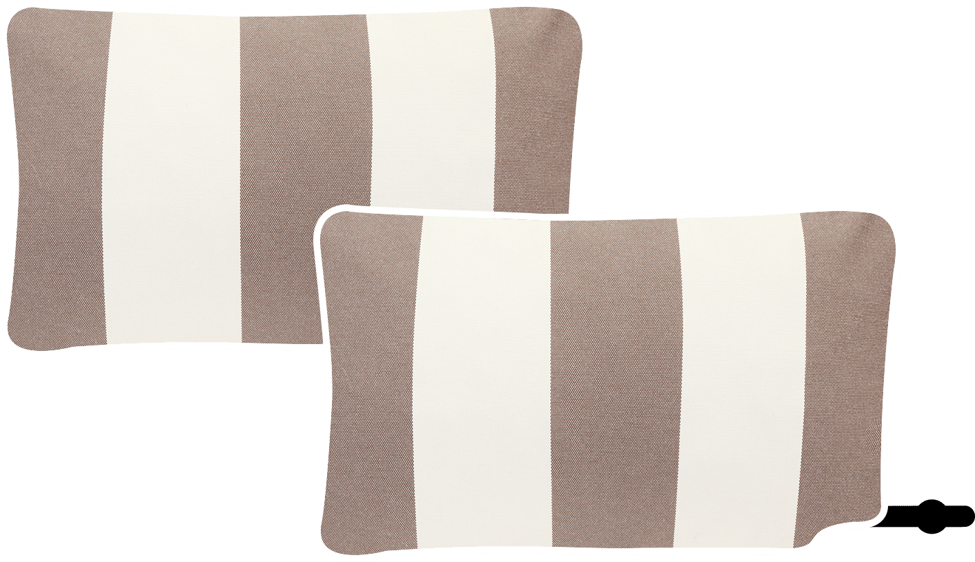 9147351 FATBOY PALETTI ARMLÆN STRIPE CACAO SÆT MED 2 STK 1