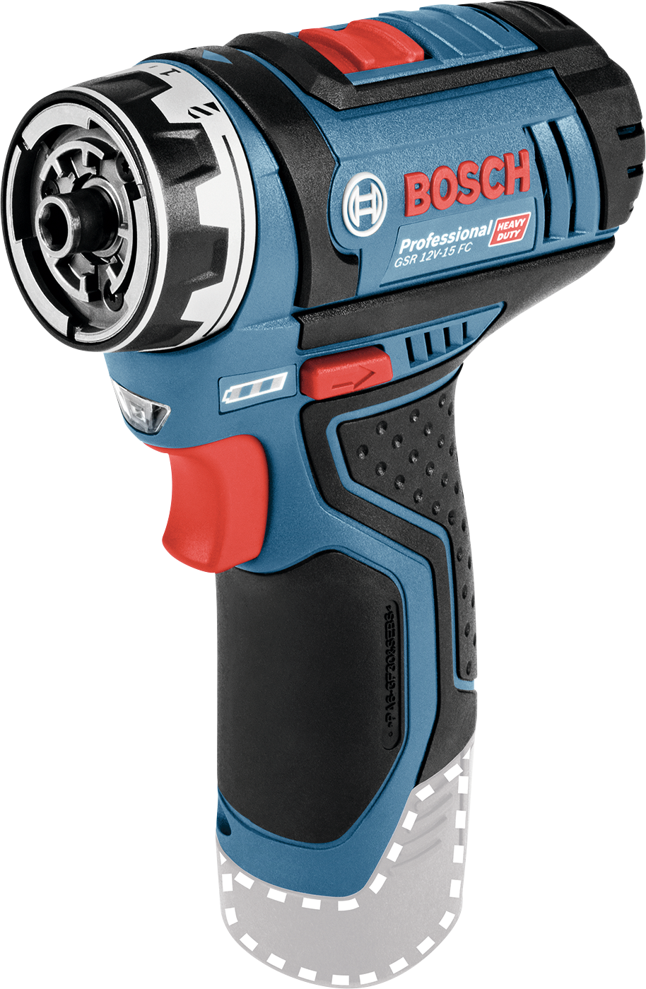 7438315 BOSCH 12V SKRUEMASKINE GSR 12V 15 FC UDEN BATTERI OG LADER