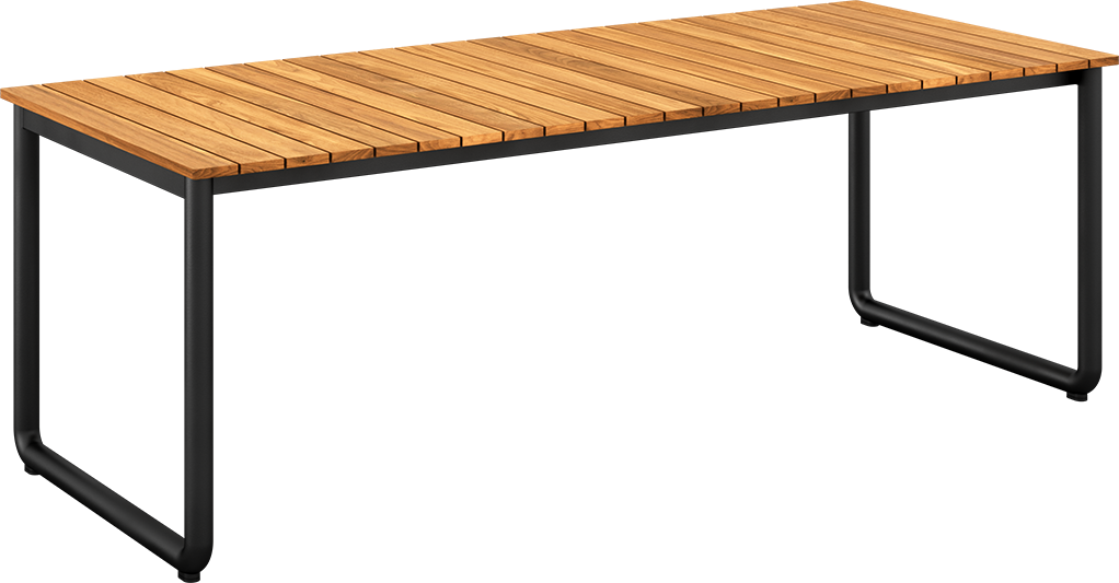 9147172 SACKIT PATIO SPISEBORD TEAK ALUMINIUM 1