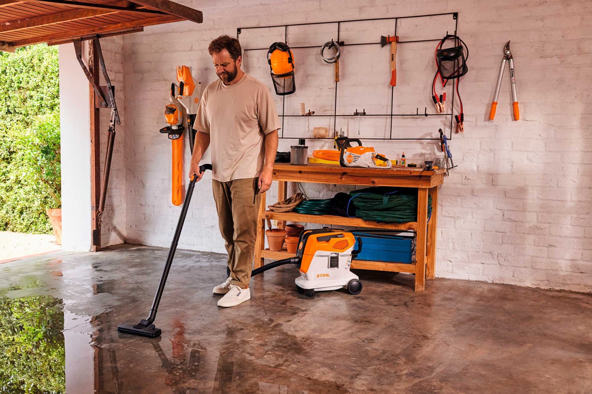 9147054 STIHL BATTERI STØVSUGER SEA 60 L TRÅDLØS VÅD OG TØRSTØVSUGER 5