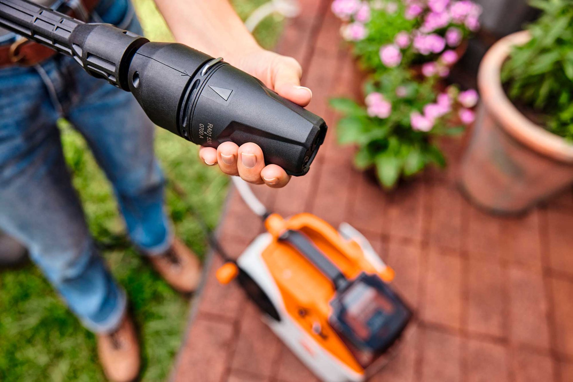 9147053 STIHL BATTERI HØJTRYKSRENSER REA 60 PLUS UDEN BATTERI OG LADER 6
