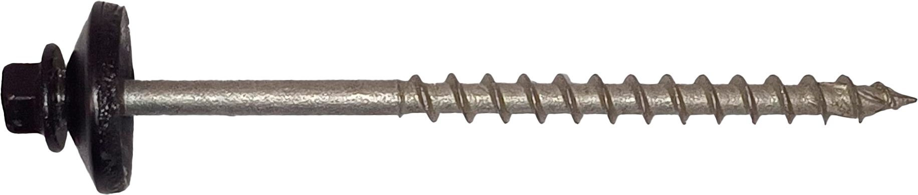 2425460 NKT ETERNITSKRUE 6X100MM SORT MED SKIVE 400STK