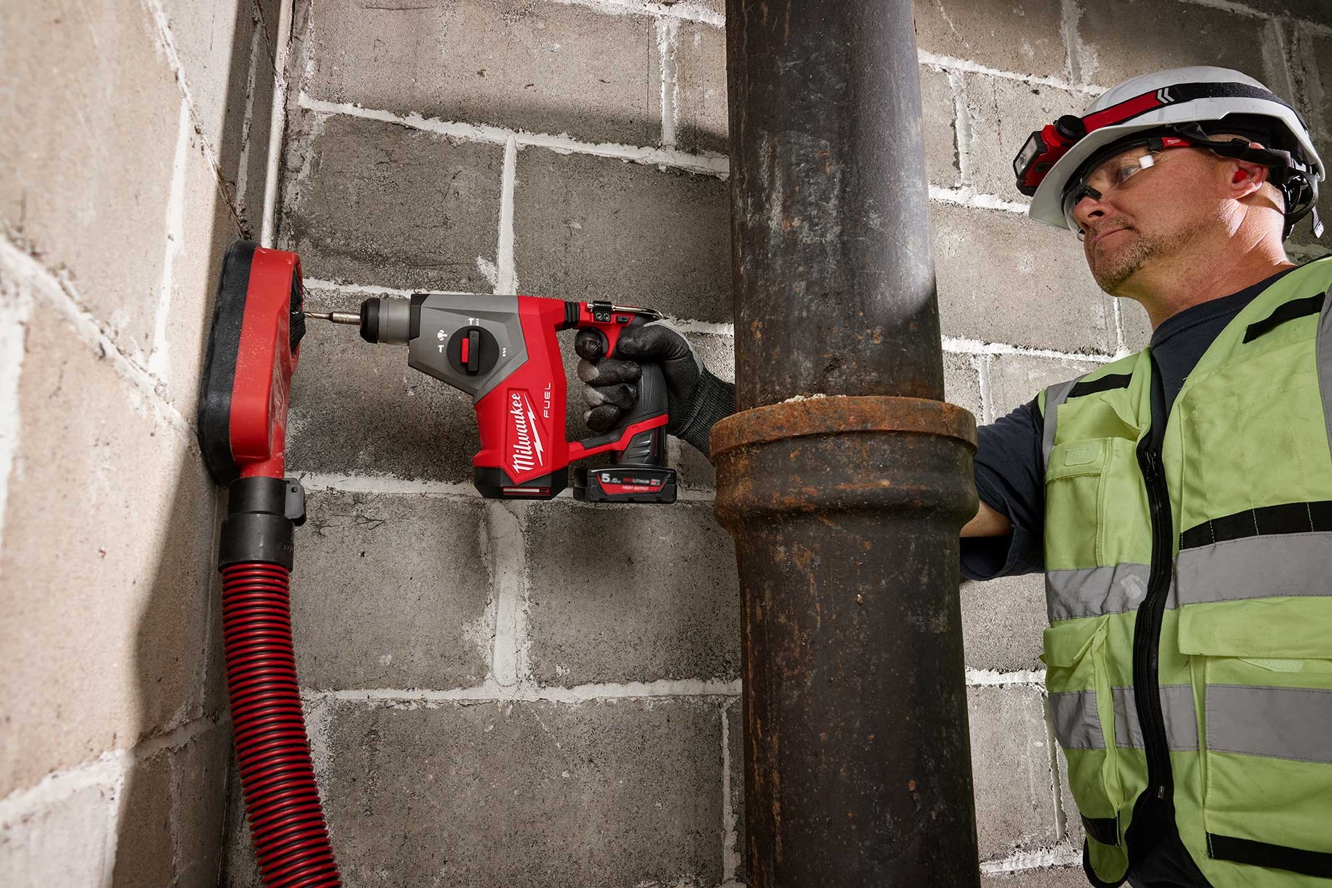 2459191 MILWAUKEE 12V BOREHAMMER M12 FHAC16 0 UDEN 5
