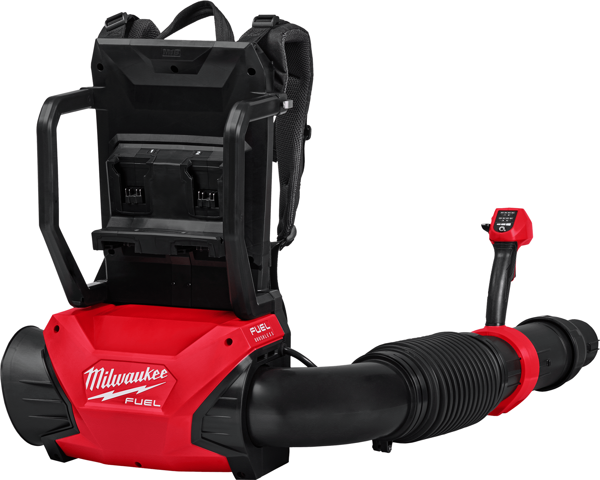 2391783 MILWAUKEE 18V RYGSÆKBLÆSER M18 F2BPB 124 4X12AH 1