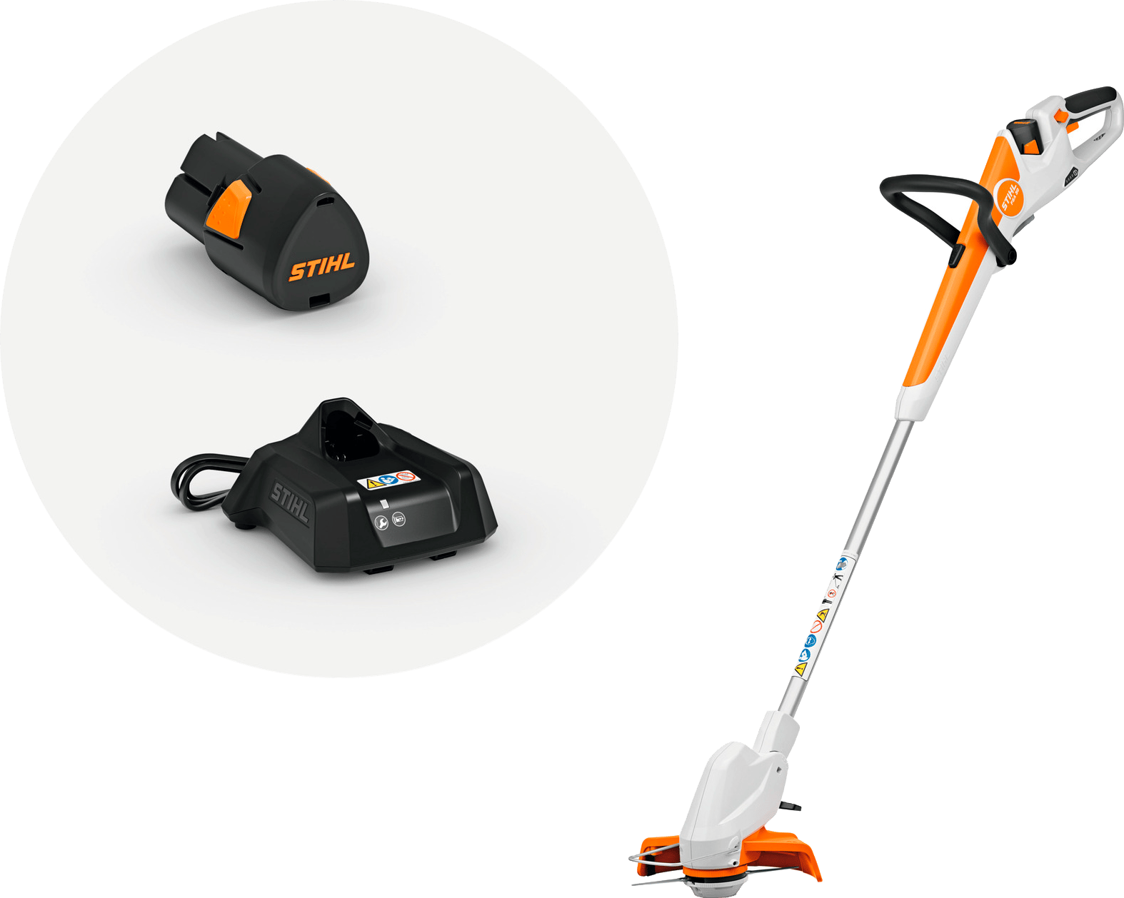 9147557 STIHL BATTERI TRIMMER FSA 30 INCL AS2 BATTERI OG AL1 LADER 1