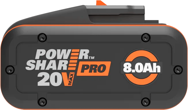 2377425 WORX 20V BATTERI 8,0AH MED 5 PUNKTS INDIKATOR 1