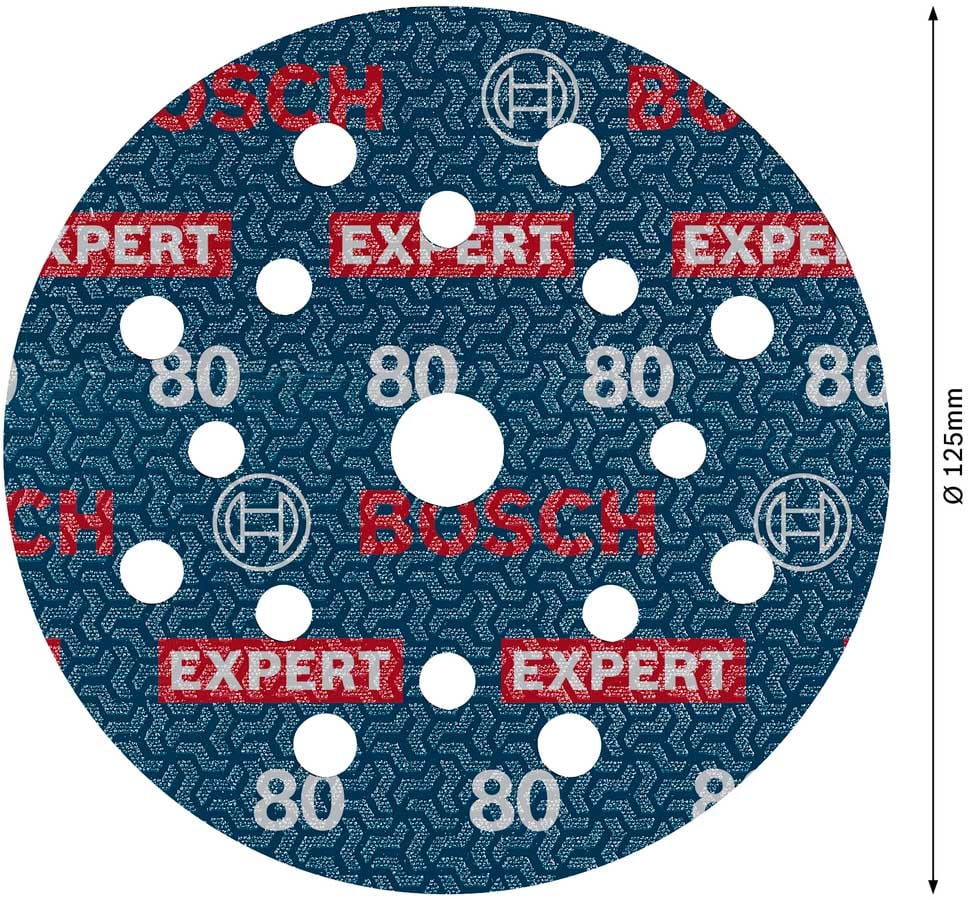 7432858 BOSCH SLIBESKIVE FOIL O780 125MM K80 6 PAK 2