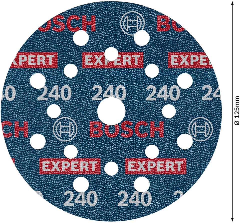 7432863 BOSCH SLIBESKIVE FOIL O780 125MM K240 6 PAK 2