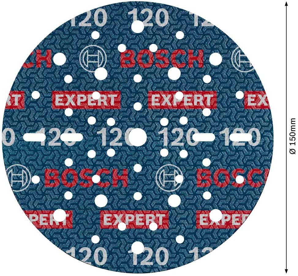 7432891 BOSCH SLIBESKIVE FOIL O780 150MM K120 6 PAK 2