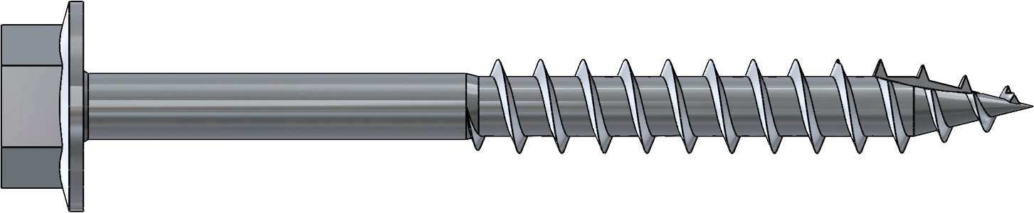 2053419 NKT TOPKON HEX 6,5X65MM UDE KONSTRUKTIONSSKRUE 100PAK TX30 1