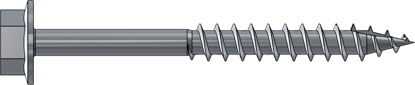 2053420 NKT TOPKON HEX 6,5X75MM UDE KONSTRUKTIONSSKRUE 100PAK TX30 1