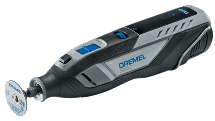7444356 DREMEL 12V MULTIVÆRKTØJ 8250 565 1X2AH BATTERI OG LADER 65 TILBEHØRSDELE 2