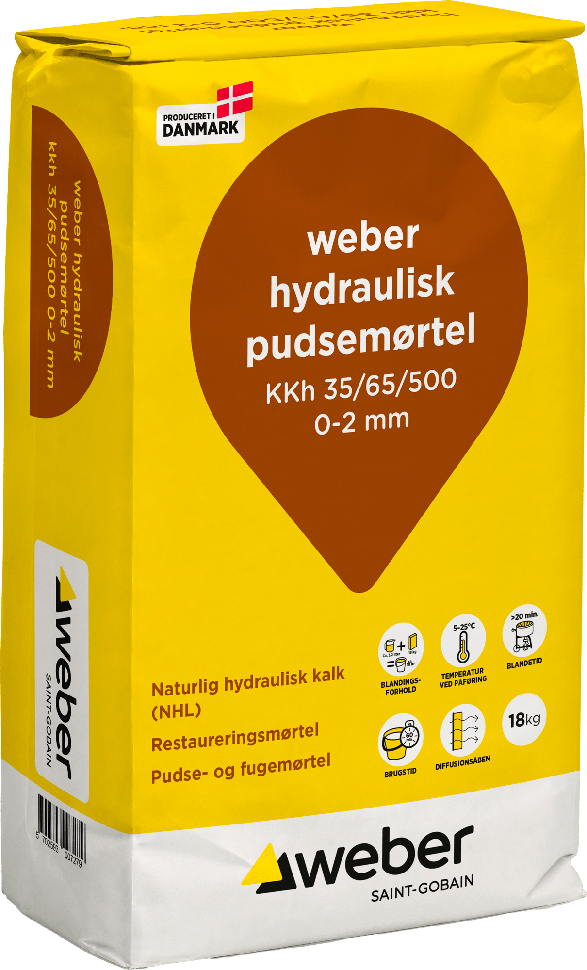 2395986 Hydraulisk Pudsemørtel Kkh 35 65 500 0 2 Mm 18Kg