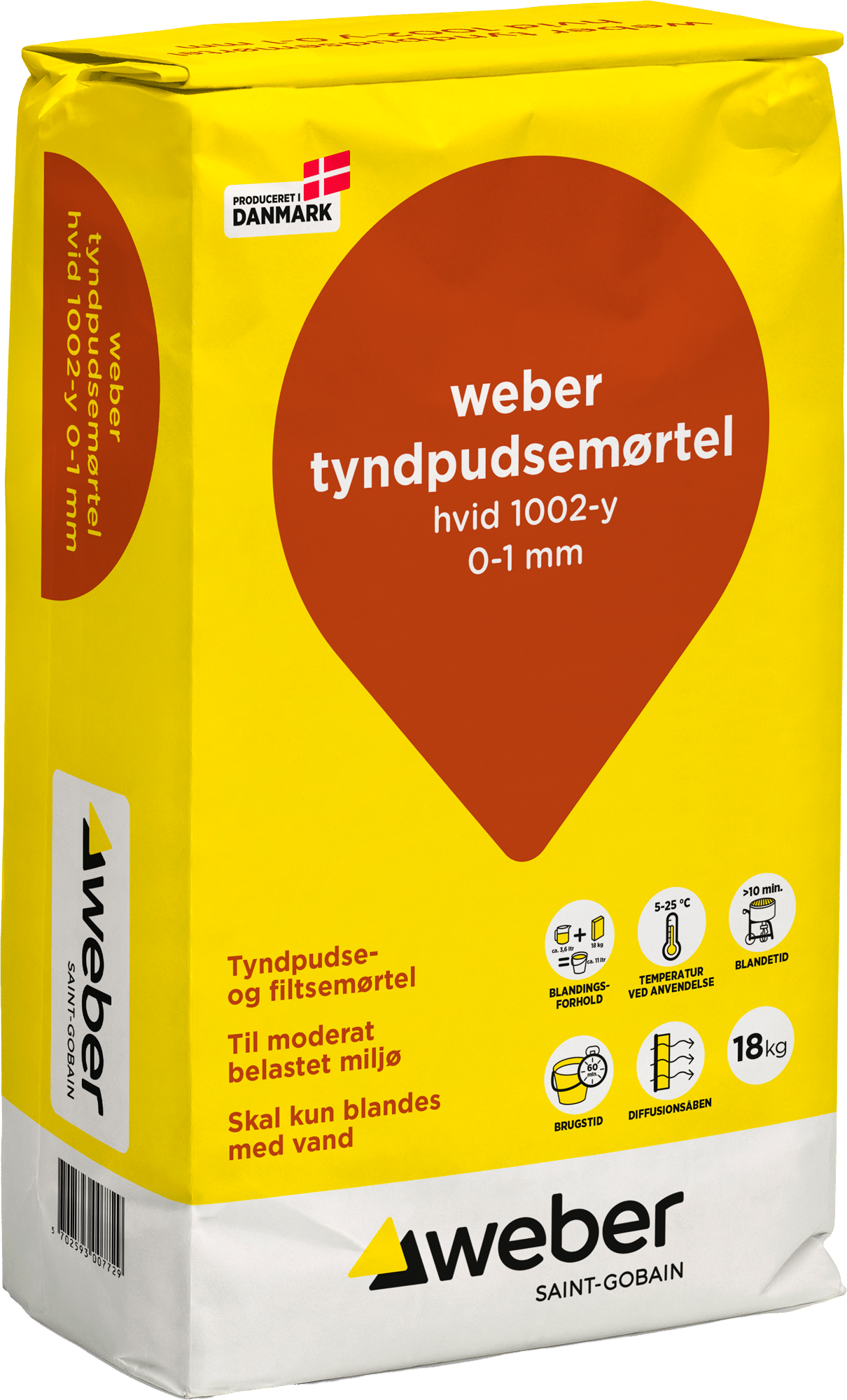 2420565 Tyndpudsmørtel Hvid 1002 Y 0 1 Mm 18Kg