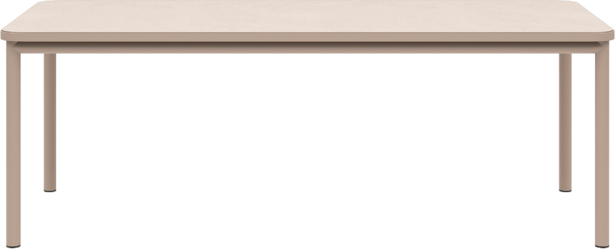 9147240 KIRRA SPISEBORD TAUPE PULVERLAKERET ALUMINIUM KERAMIK 2
