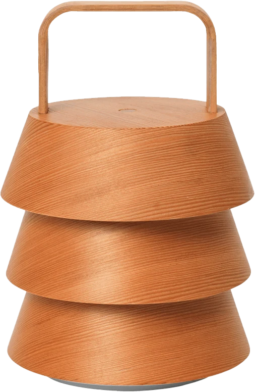 9147625 FERM LIVING LUVER LAMPE TRANSPORTABEL DOUGLASGRAN 1