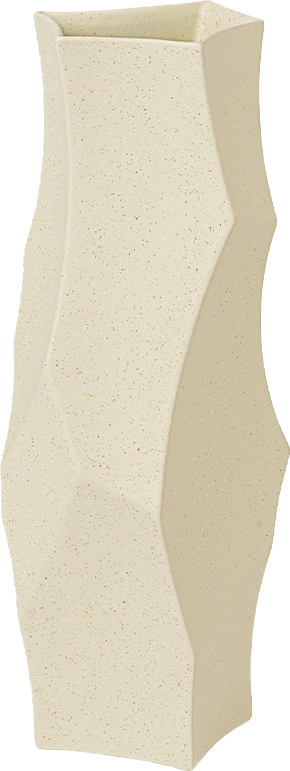 9147613 FERM LIVING CUEVA VASE 37 OFF WHITE 1