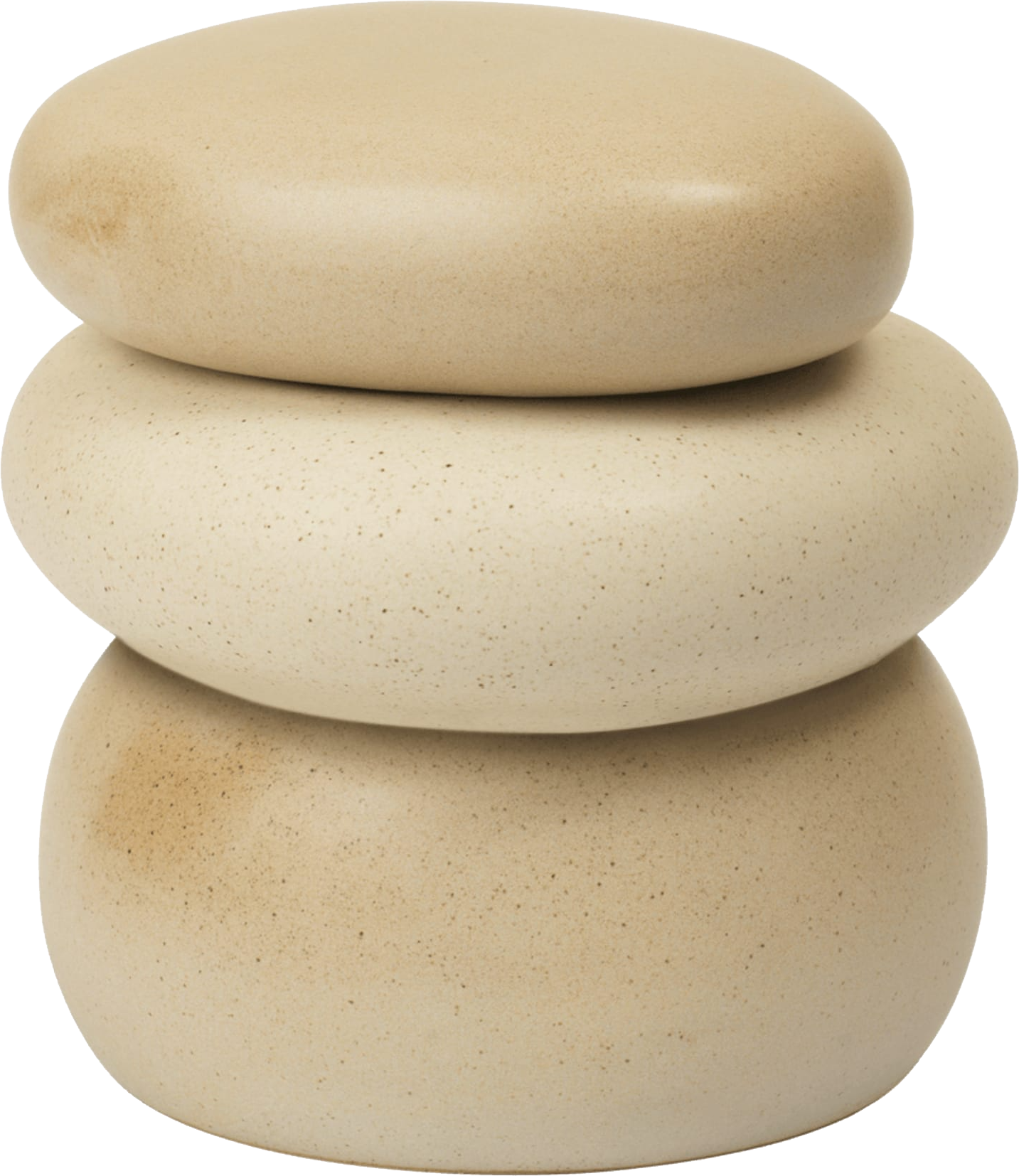9147608 FERM LIVING PEBBLE BOKS STOR SANDCREAM 2