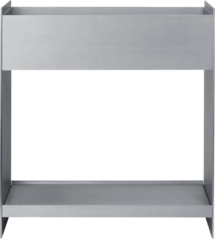 9147602 FERM LIVING LAGER PLANTEKASSE MED HYLDE ALUMINIUM 60X65X25CM 1