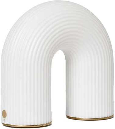 9147599 FERM LIVING VUELTA LAMPE TRANSPORTABEL HVID 2