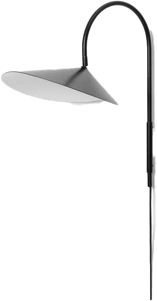 9147580 FERM LIVING ARUM SWIVEL VÆGLAMPE SORT 3