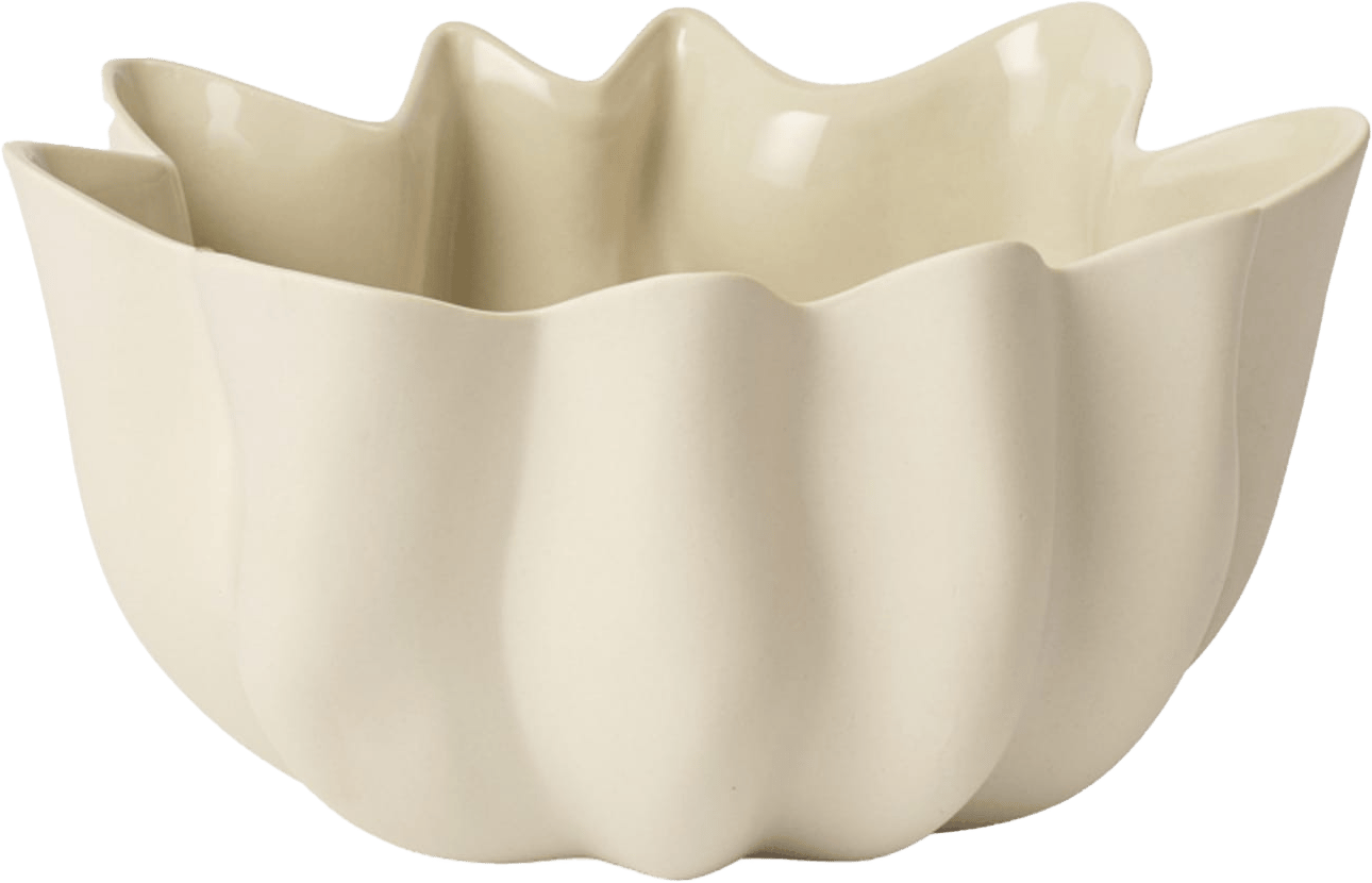 9147616 FERM LIVING NIUM SKÅL Ø22 OFF WHITE 1