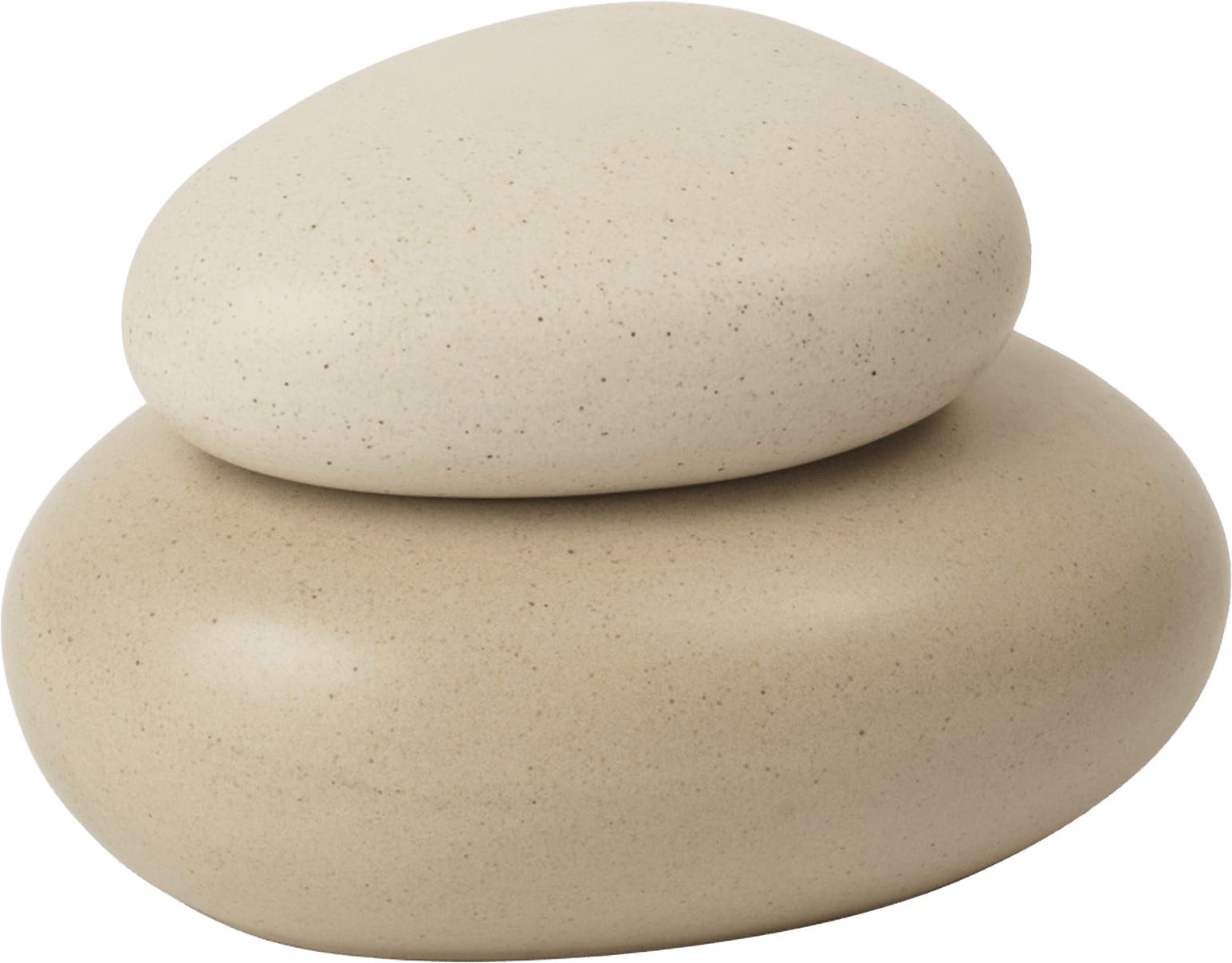 9147607 FERM LIVING PEBBLE BOKS MELLEM SAND CREAM 1