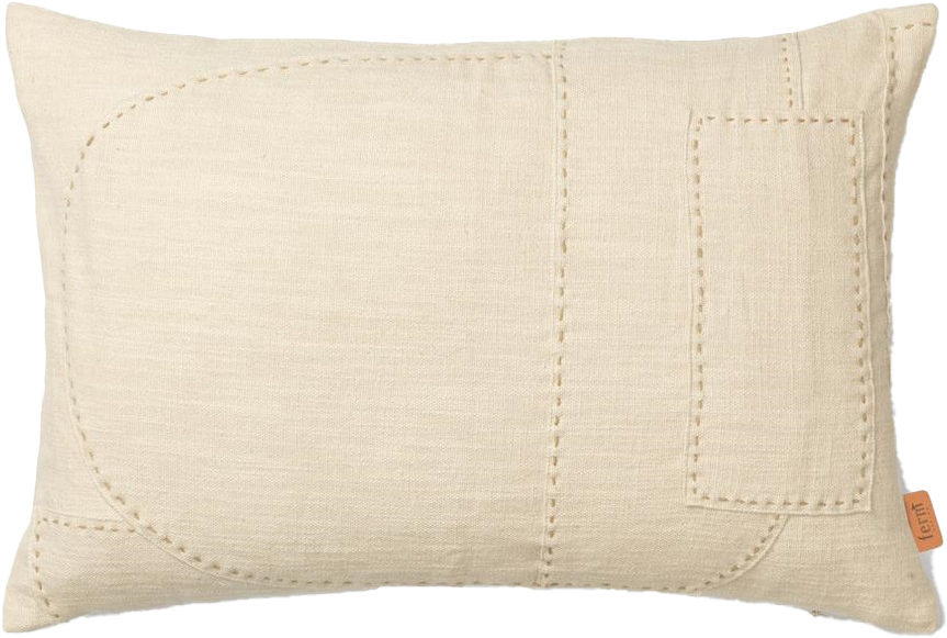 9147587 FERM LIVING DARN PUDE NATUR 60X40CM 1