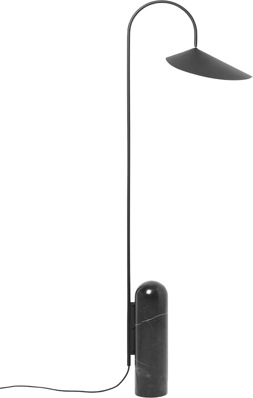 9147561 FERM LIVING ARUM GULVLAMPE SORT E14 1