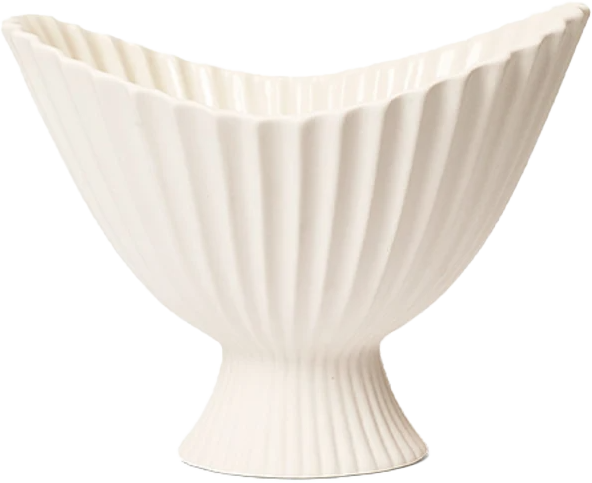9147591 FERM LIVING FOUNTAIN SKÅL 28 OFF WHITE 1