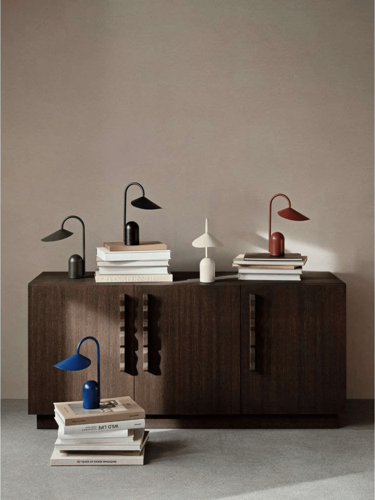 9147592 FERM LIVING ARUM LAMPE TRANSPORTABEL SORT 3