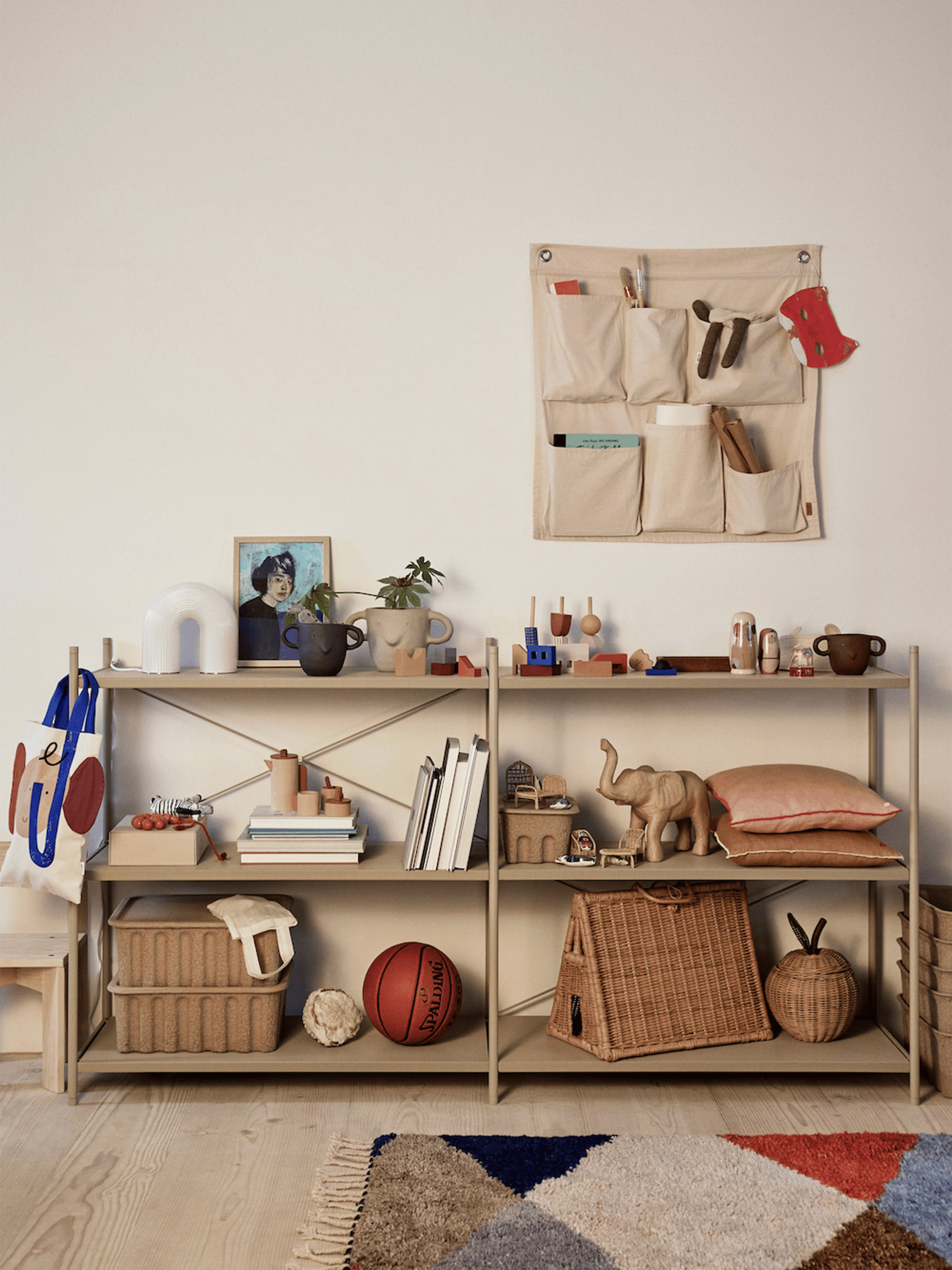 9147572 FERM LIVING PUNCTUAL HYLDE CASHMERE 90X39,6X2,3CM 3