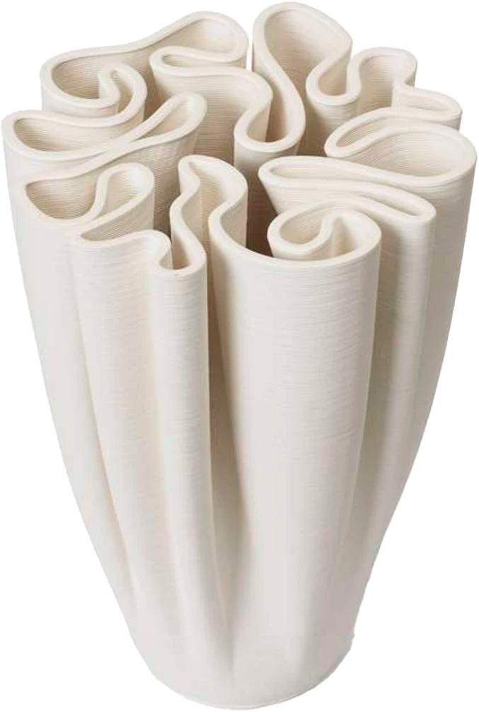 9147589 FERM LIVING DEDALI VASE OFF WHITE 1