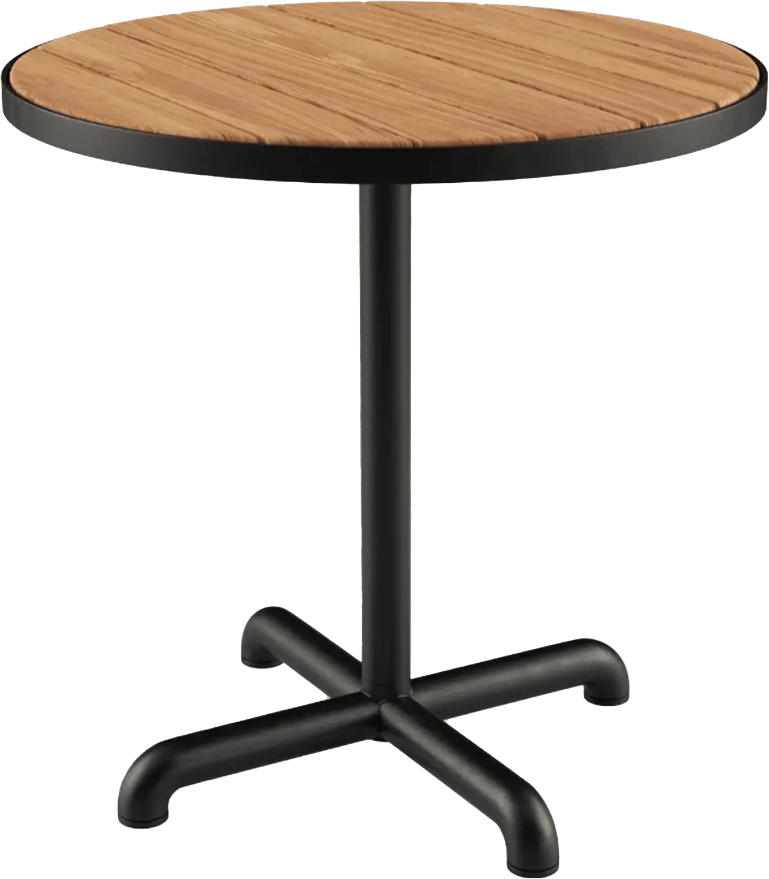 9147637 SACKIT KIRRA CAFÈBORD Ø70CM SORTUBEHANDLET TEAKTRÆ 1