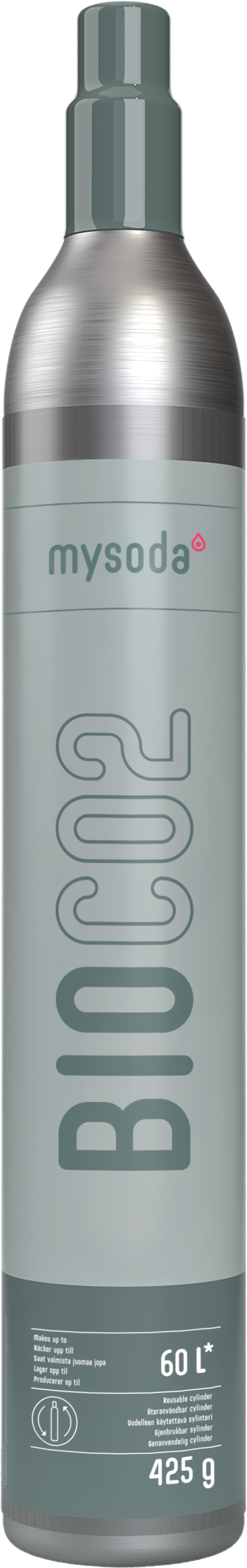 9147660 MYSODA BIO KULSYRE UDEN FLASKE UN1013