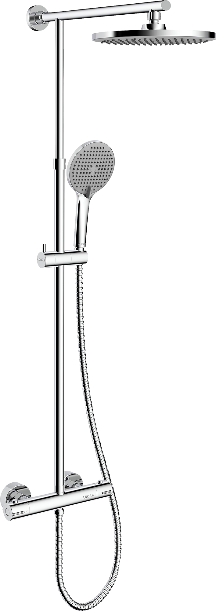 2417616 ADORA INFIGO L 233 TOPBRUSESÆT KROM